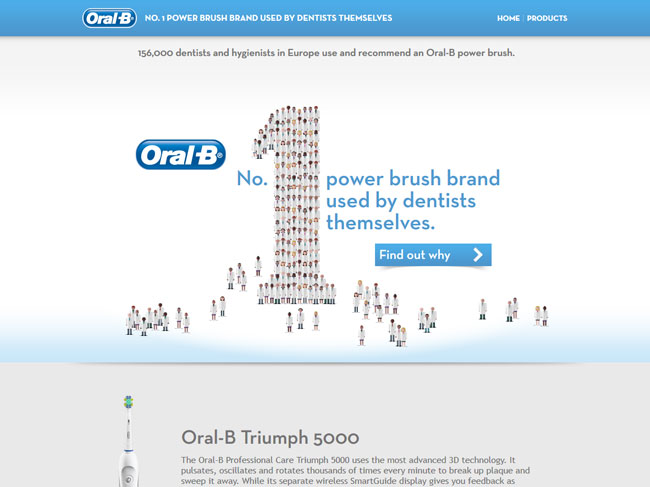 Oral-B 156,000 Dentists